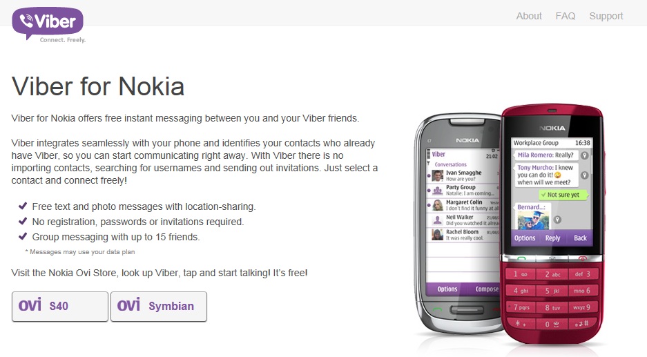 Viber Comes To Symbian And S40 Devices. Confirms HD Voice Calls.