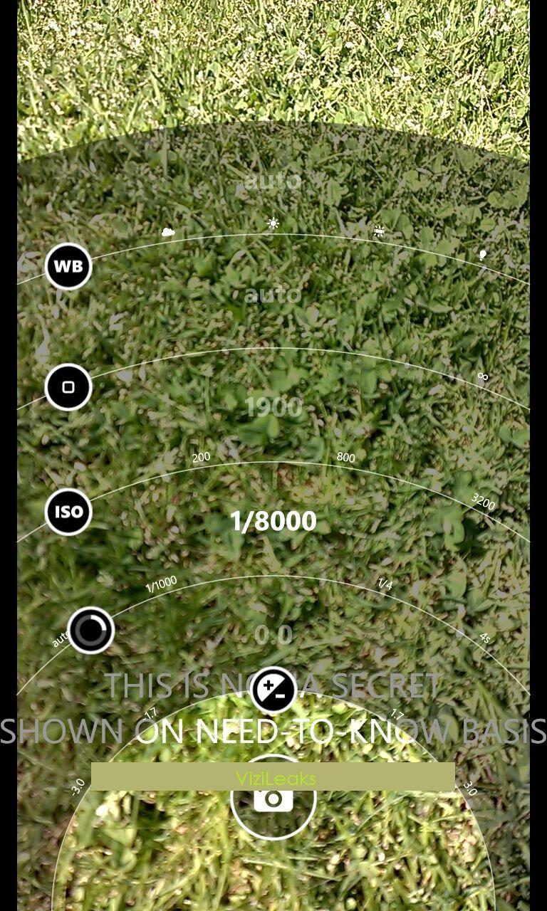 Have a look at “Nokia ProCam” UI with dialer like controls for Shutter speed, WB, ISO, Exposure and Focus!!