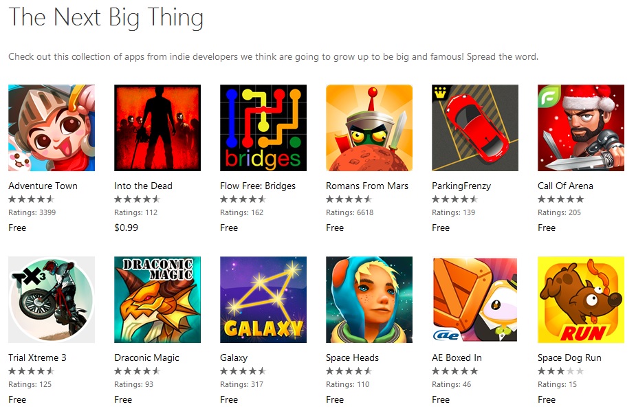 Ranking Must Play Mobile Games in the app store 