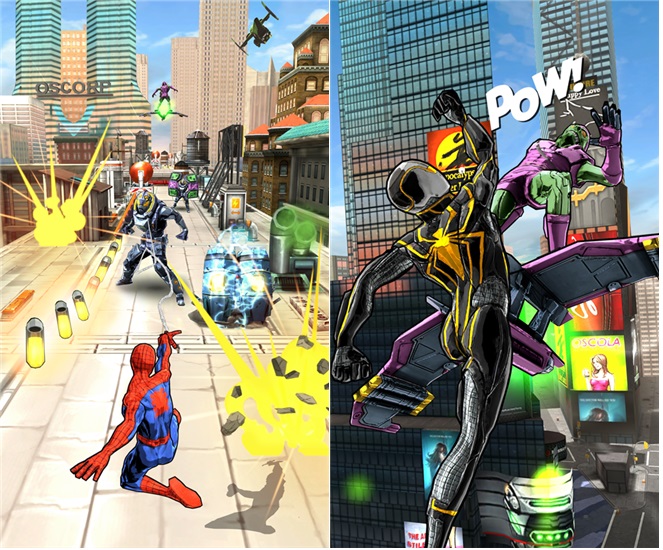 gameloft 2d android games spiderman