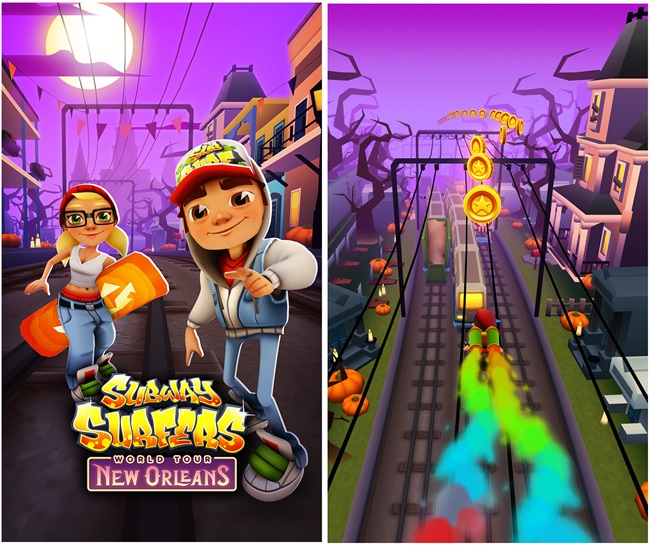 Oyun Subway Surfers New Orleans online. Pulsuz oyna