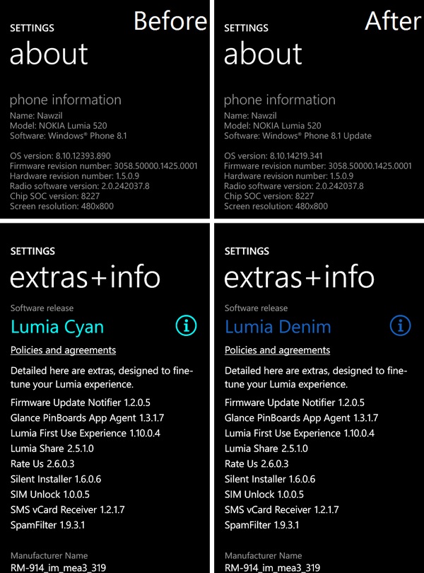 Official: No new firmware with Lumia Denim for some devices