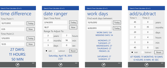 Day deals difference calculator