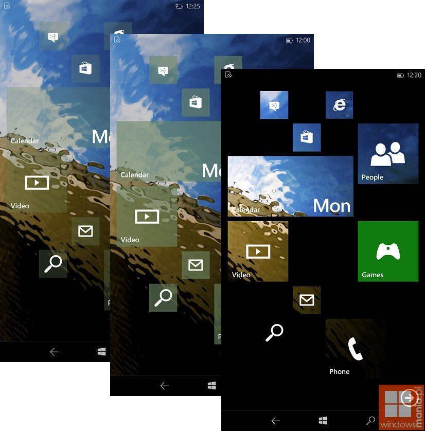 what are live tiles in windows 10