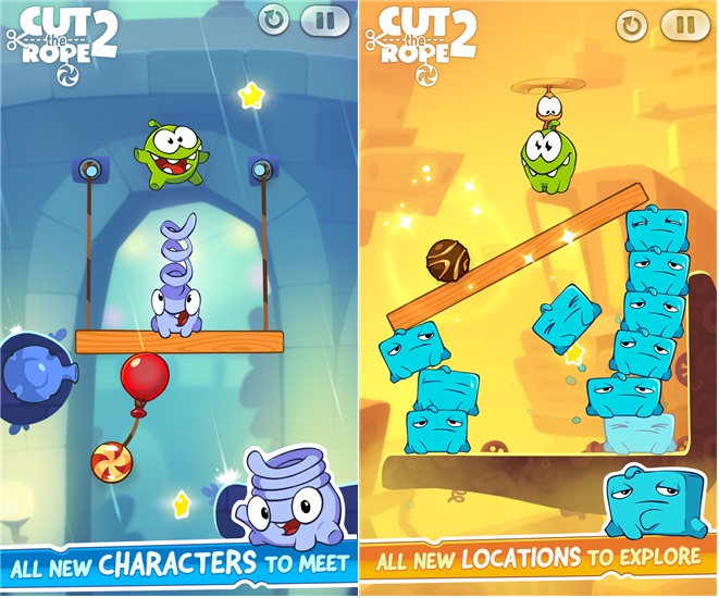 Play Cut the Rope 2 online for Free on PC & Mobile