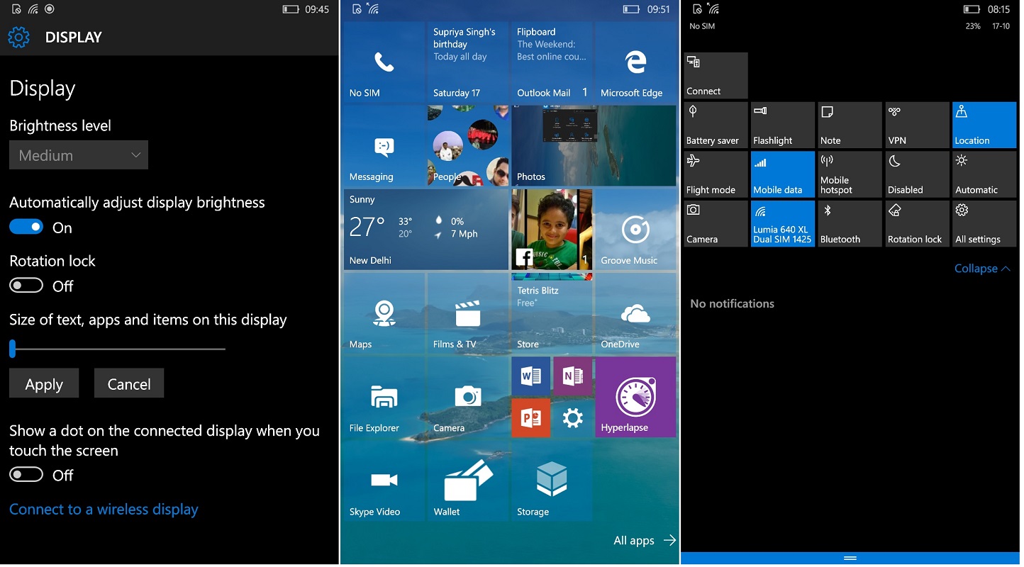 Mobile plans windows 10 что это