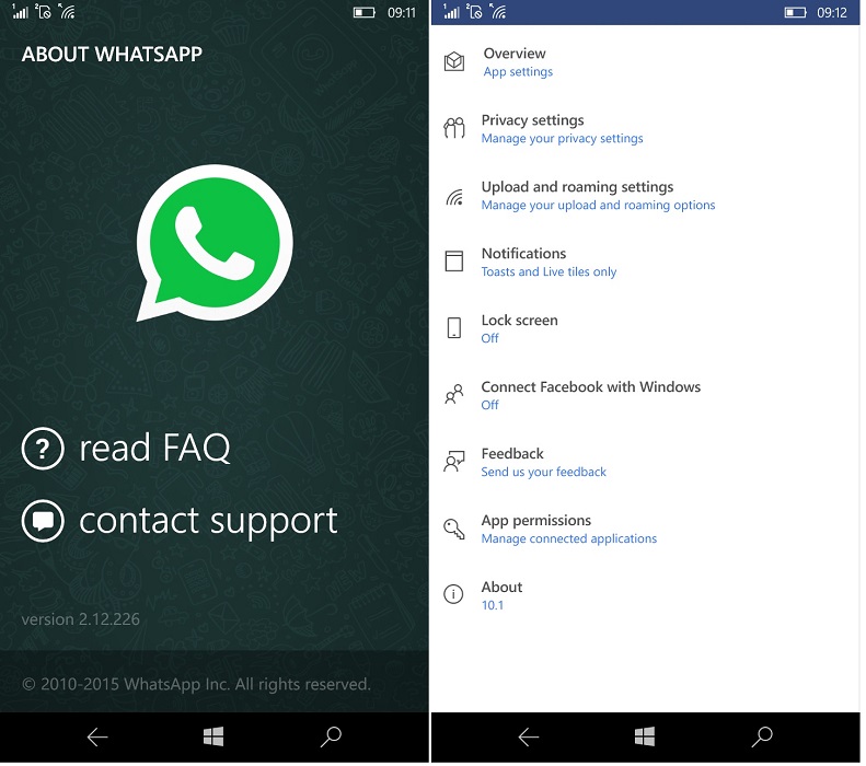 Whatsapp Beta For Windows 10 Mobile Updated With Faster Loading
