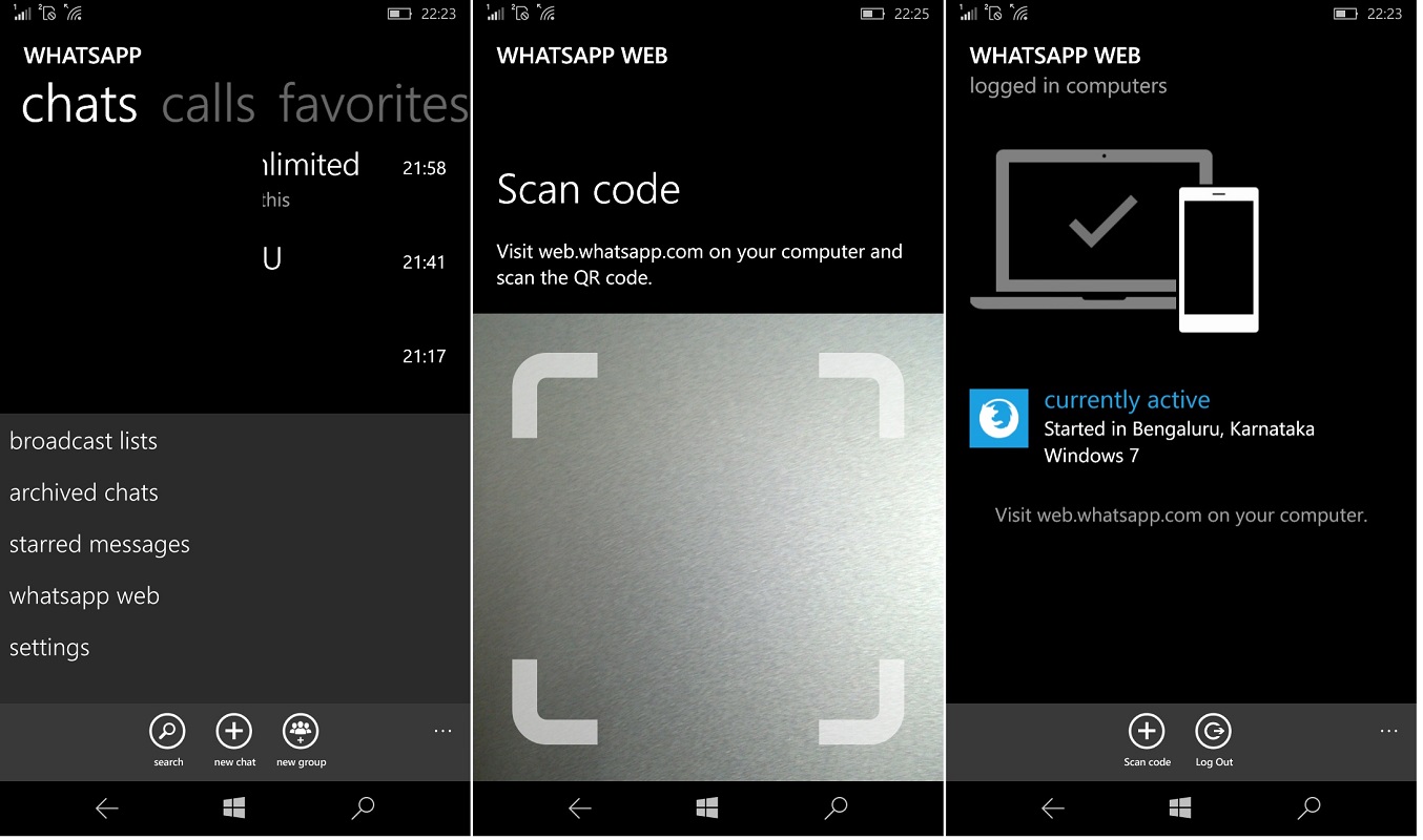 Using WhatsApp Web with Lumia & Windows Phone devices - Nokiapoweruser