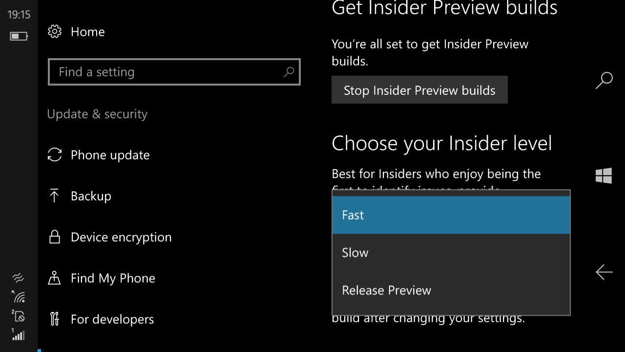 Talloos Recreatie aankomst Release Preview Ring on Windows 10 Mobile RTM Build 14393