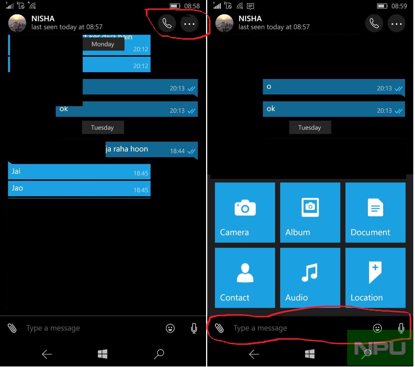 WhatsApp update on Windows Phone brings some UI Changes 