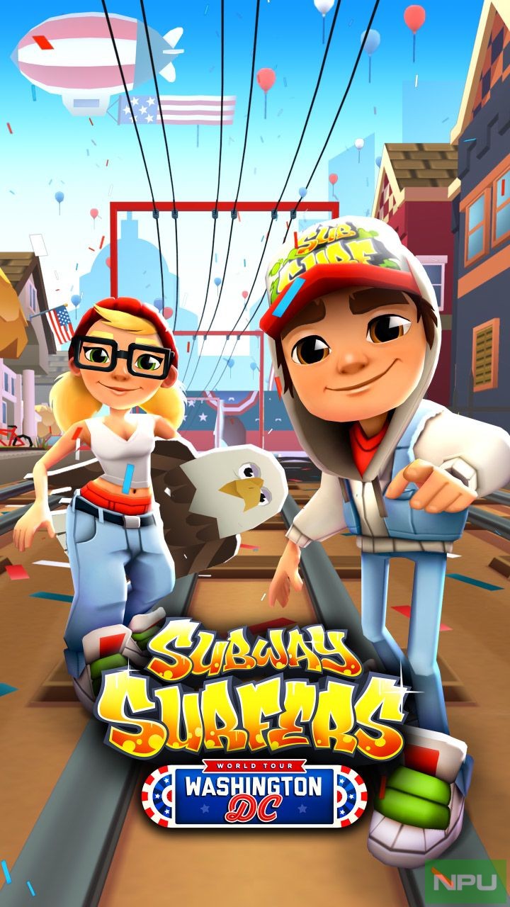 Play Subway Surfers Washington Dc game online for free