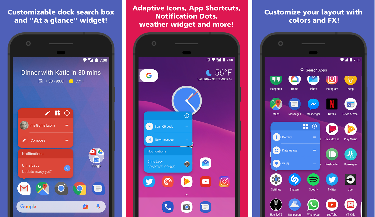 Best / Top free Android Launcher apps in 2021. Download Links