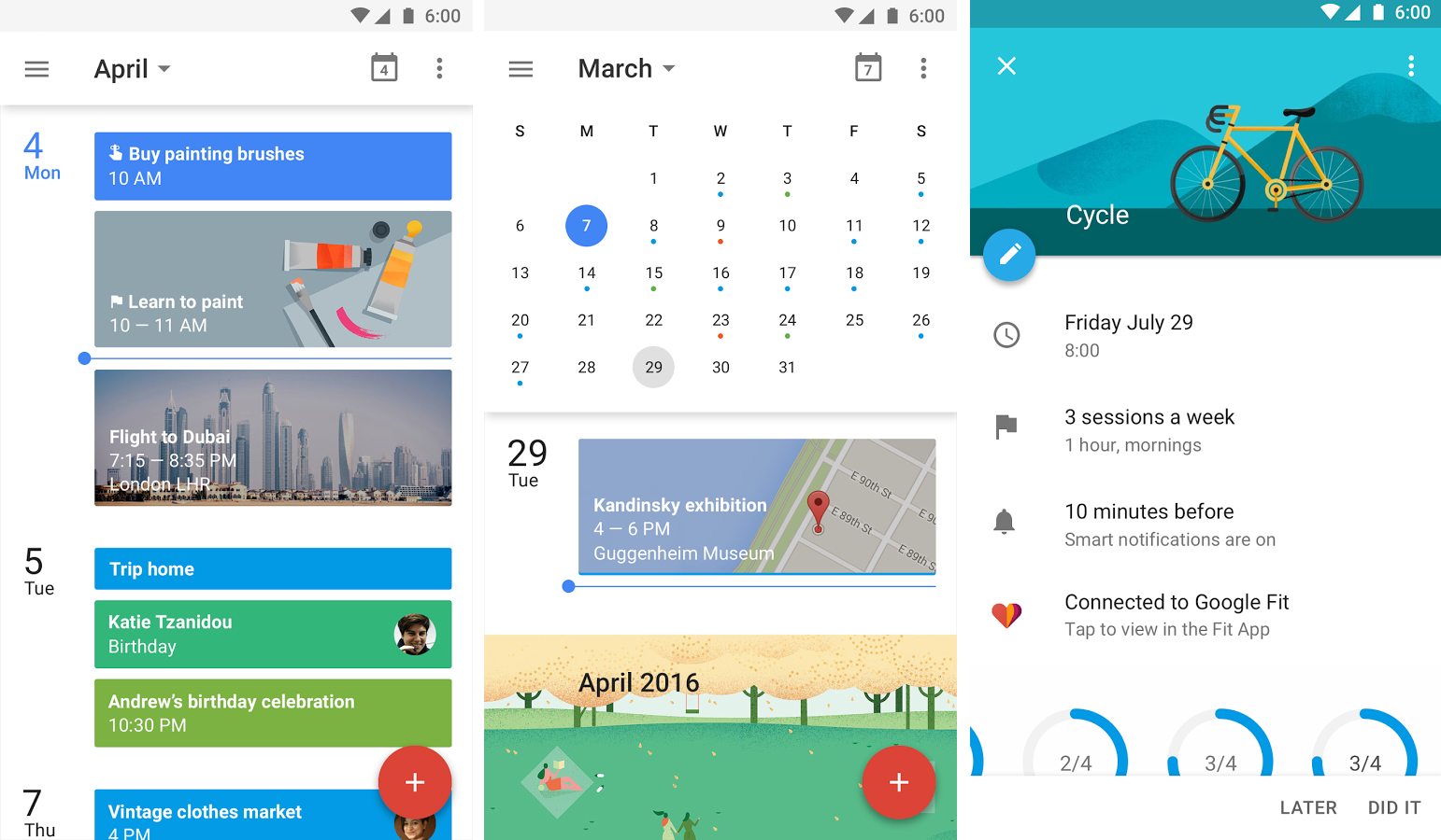 Google Calendar for Android updated with copy event and notify guest