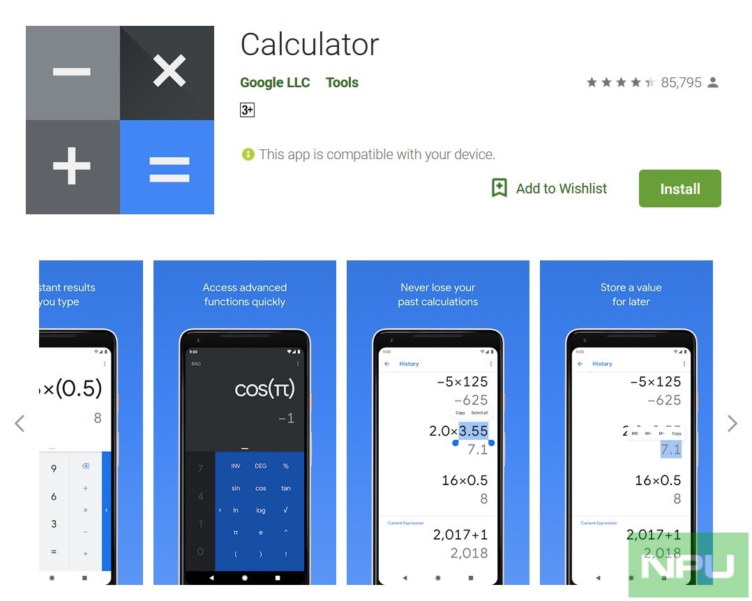 symbolic calculator app