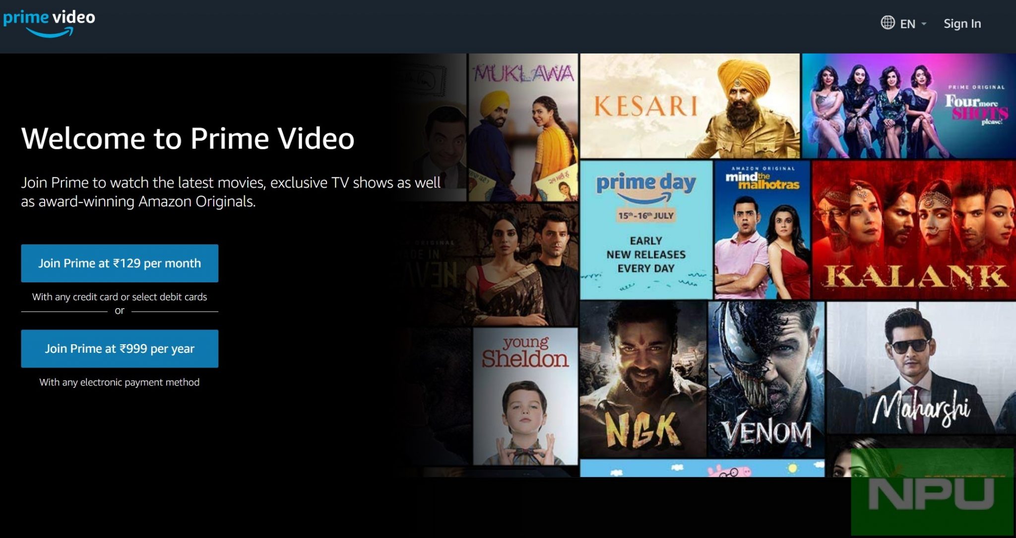 Prime video best sale ipad chromecast