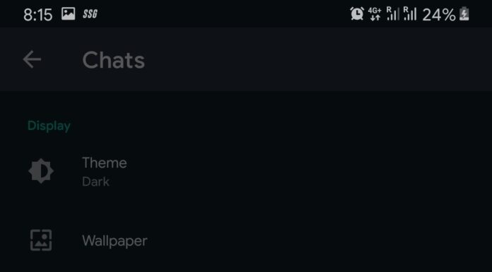 WhatsApp Beta for Android gets Dark Theme on Android