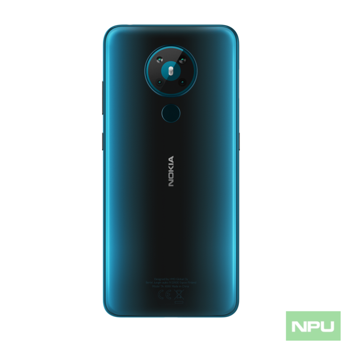 nokia 5.3 back-cyan