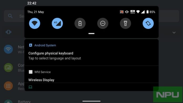 Nokia smartphone casting project screen