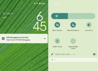 First look at Android 12 lock screen, quick settings, Wallpaper-based theming system