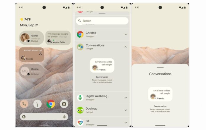 Android 12 screenshots leak UI changes