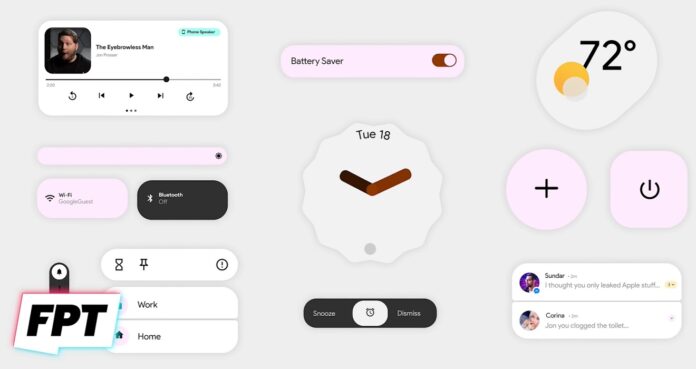 Android 12 official changes leak video