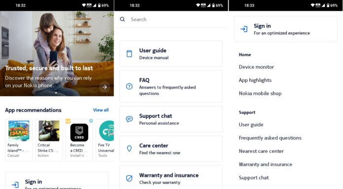 Nokia My phone app gets User Interface changes & performance improvements with new update