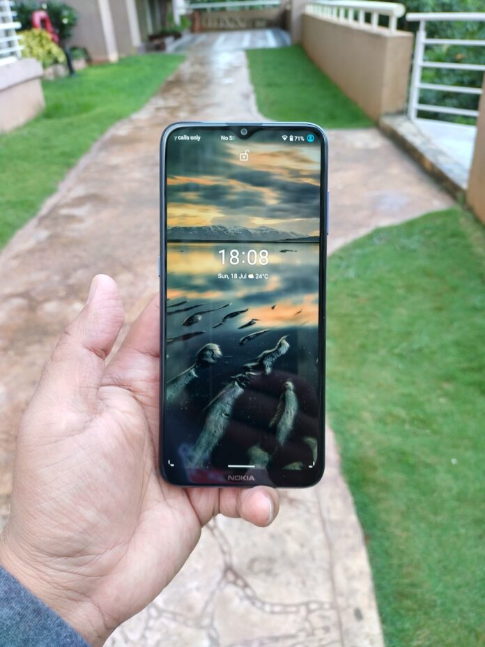 Nokia G20 front hands-on