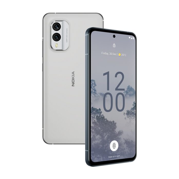 Nokia X30 back front
