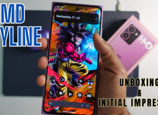 HMD Skyline has free Nokia Clarity Earbuds 2 Pro on offer in UK & European markets HMD Skyline hands-on image