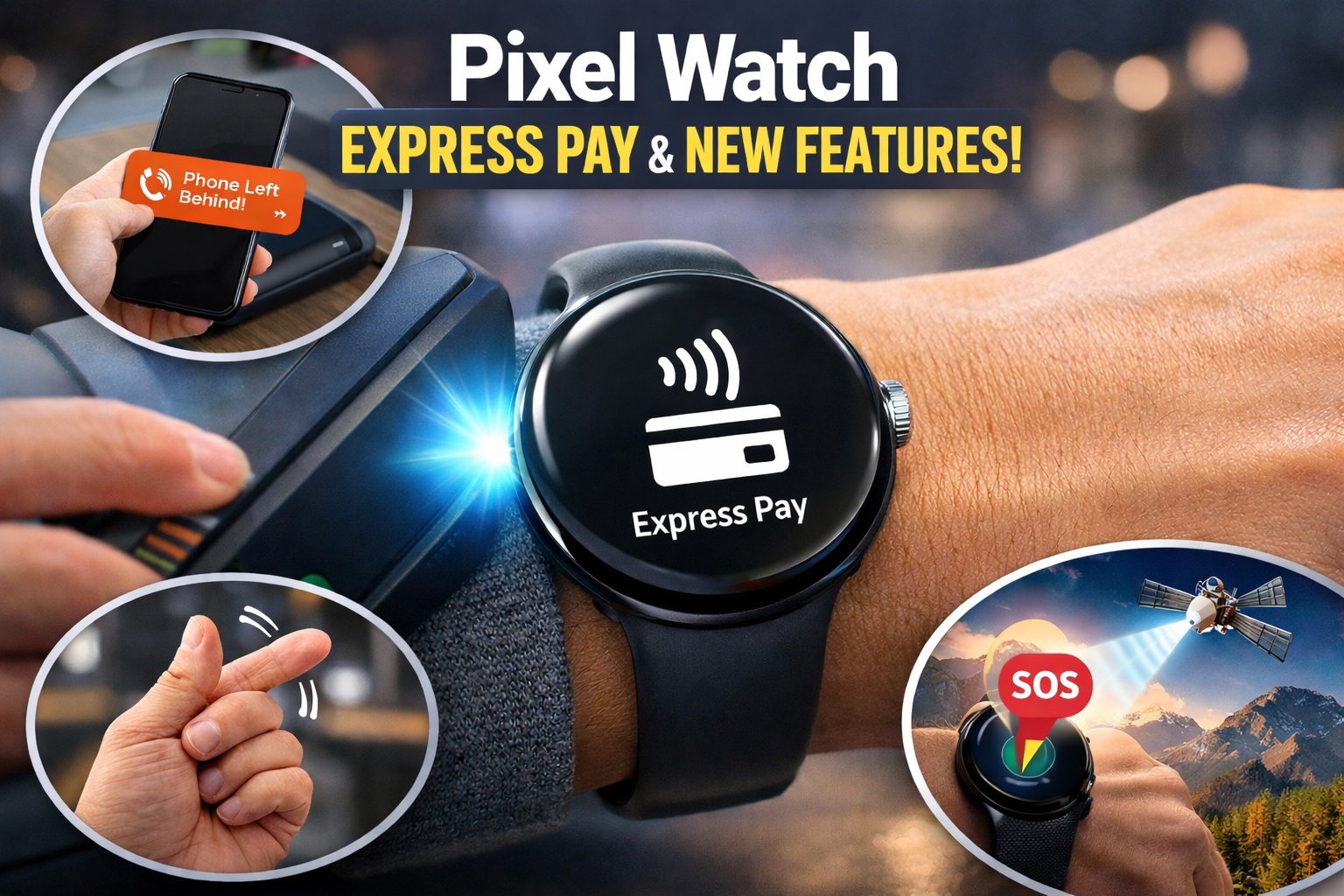 Pixel Watch Update Adds Express Pay, Phone Alerts, and More