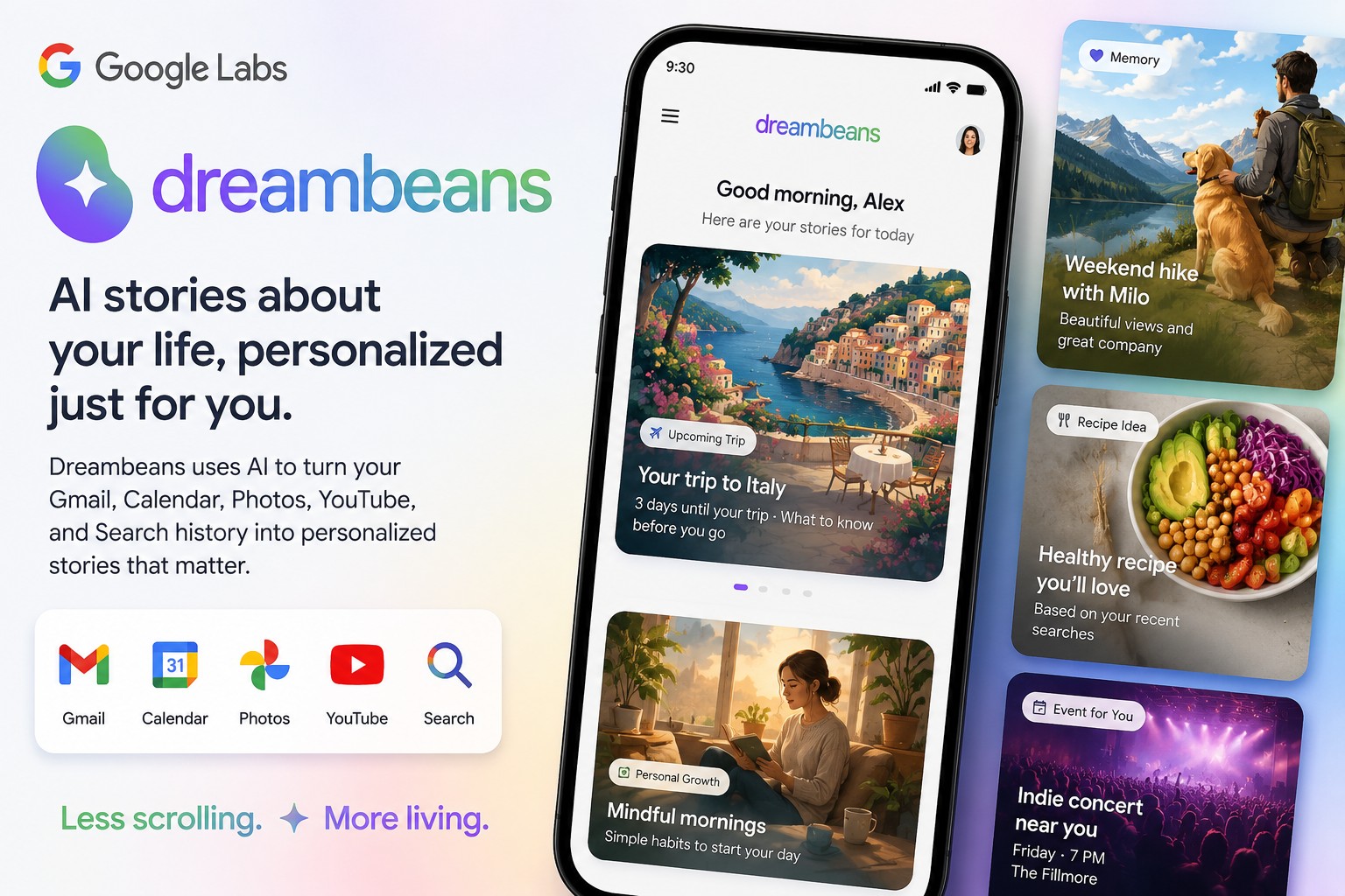 Google Launches Dreambeans To Curate Personalized Daily Stories