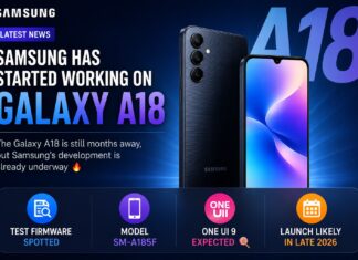 Samsung Galaxy A18 Development Begins Early as Test Firmware Surfaces