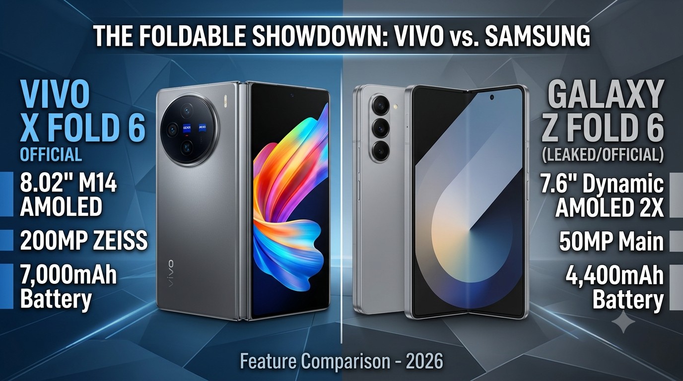 Vivo X Fold 6 Launched: Specs, Price, and Galaxy Z Fold Comparison