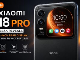 Xiaomi 18 Pro Leak Suggests Massive Rear Display Upgrade With New Privacy Features