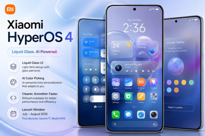 Xiaomi HyperOS 4 tech preview