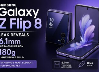 Samsung Galaxy Z Flip 8 Leak: Ultra-Slim 6.1mm Body and 180g Weight Detailed