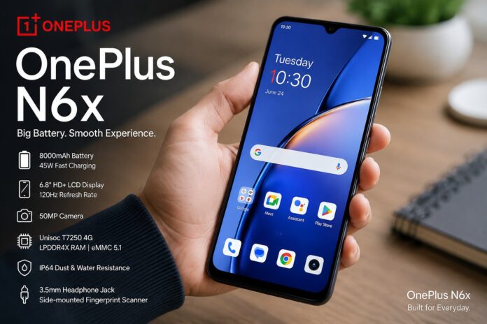 OnePlus N6x sleek product showcase
