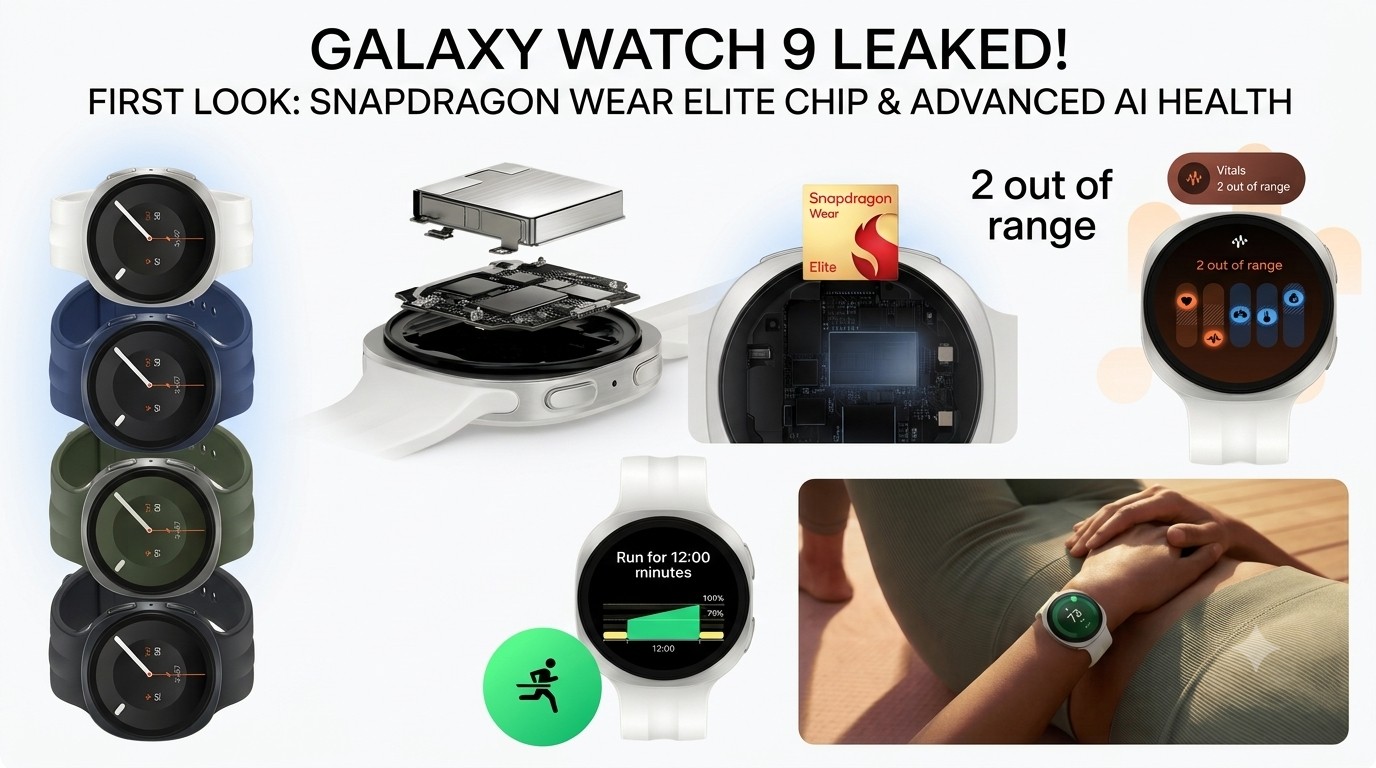 Samsung Galaxy Watch 9 Leaked Specs Battery Colors And AI Features 