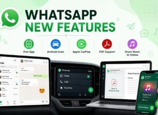 WhatsApp Announces Major New Features: iPad App, Android Auto, Apple CarPlay, PDF Support, and Music Sharing