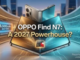 OPPO Find N7 Tipped for Q1 2027 Launch with 2nm Snapdragon 8 Elite Gen 6 and Massive 6,500mAh Battery