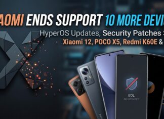 Xiaomi Ends Support for 10 More Devices: HyperOS Updates, Security Patches Stop for Xiaomi 12, POCO X5, Redmi K60E & More
